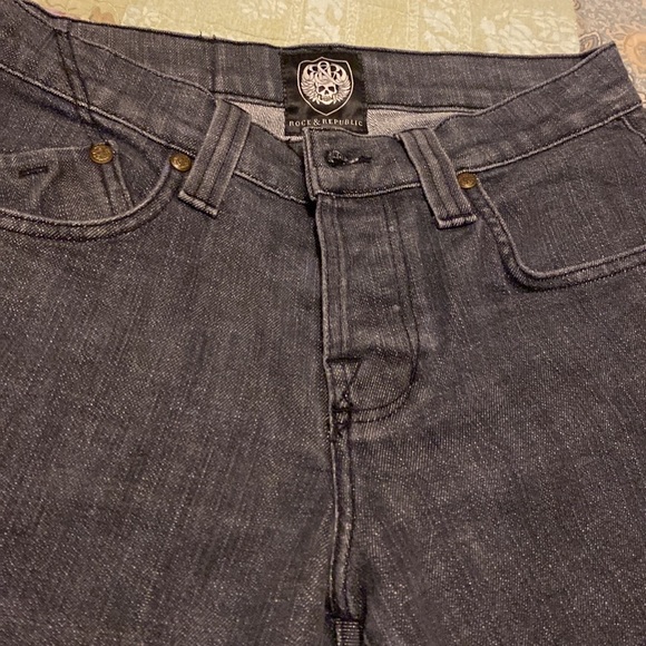 Rock & Republic Women’s Dark Wash High Rise Denim Jeans - Picture 7 of 15